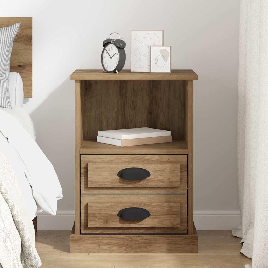 Bedside Cabinet Artisan oak 43 x 36 x 60 cm Engineered wood